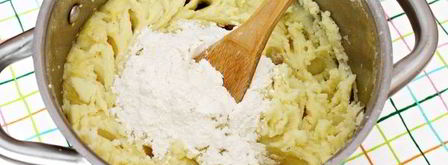 ленивые вареники с картошкой. Шаг 6