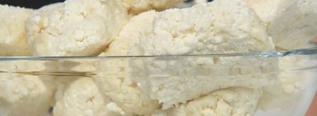 ленивые вареники с облепиховым соусом. Шаг 3