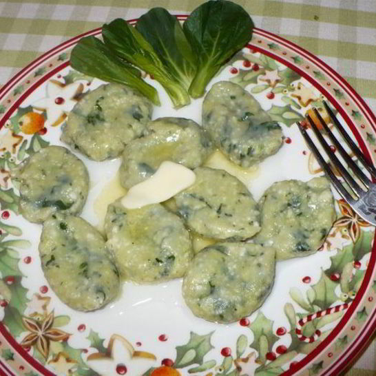 Рецепт ленивых вареников со шпинатом