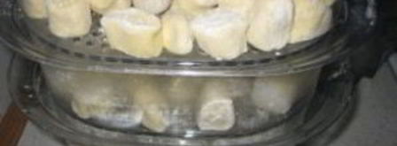 ленивые вареники в пароварке. Шаг 3