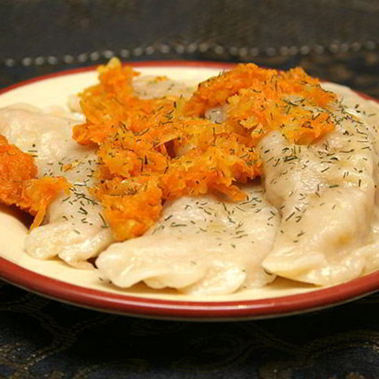 Рецепт постных вареников с капустой