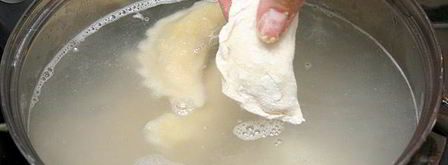 постные вареники с капустой. Шаг 14