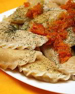 Постные вареники с картошкой