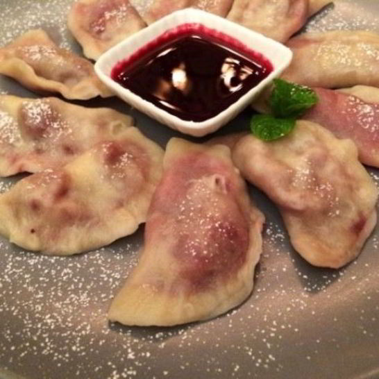 Рецепт постных вареников с вишней