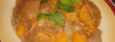 ржаные вареники с тыквой на пару, постные. Шаг 7