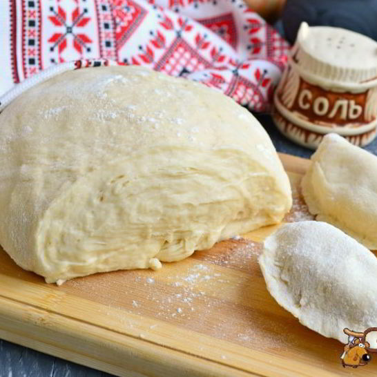 Рецепт теста на кефире для вареников