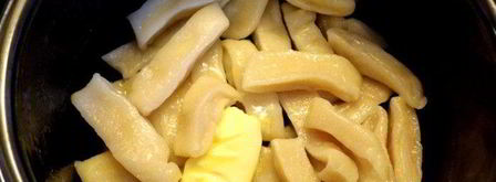 творожно-омлетные ленивые вареники. Шаг 3