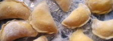 творожное тесто для вареников на пару. Шаг 6