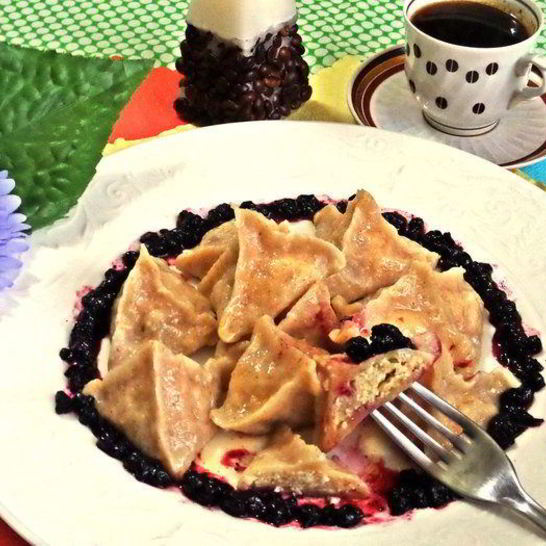 Рецепт вареников из полезного теста