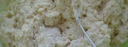 вареники из цельнозерновой муки с половинками слив. Шаг 4