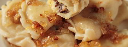 вареники из заварного теста с картошкой и грибами. Шаг 15