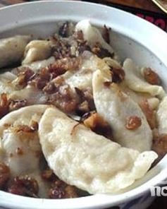 Вареники картофельные на кефире