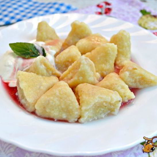 Рецепт вареников ленивых с овсяными хлопьями и лимонной цедрой