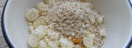 вареники ленивые с овсяными хлопьями и лимонной цедрой. Шаг 2