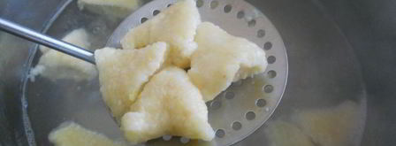 вареники ленивые с овсяными хлопьями и лимонной цедрой. Шаг 5