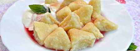 вареники ленивые с овсяными хлопьями и лимонной цедрой. Шаг 6