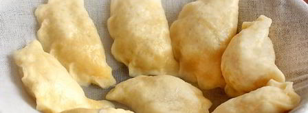 вареники на кефире на пару. Шаг 14