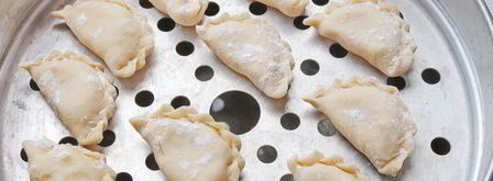 вареники на пару. Шаг 8