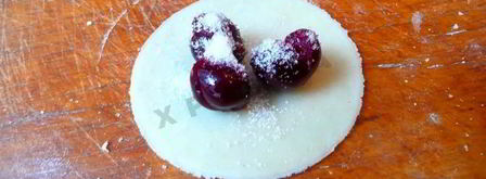 вареники на воде с вишней постные. Шаг 7