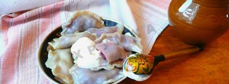 вареники на воде с вишней постные. Шаг 9