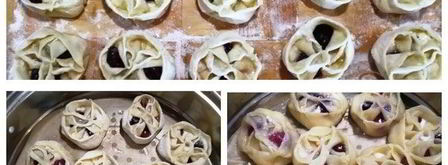 вареники с черешней и творогом. Шаг 4