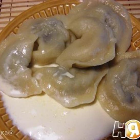 Рецепт вареников с грибами