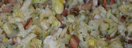 вареники с капустой и маслятами. Шаг 8