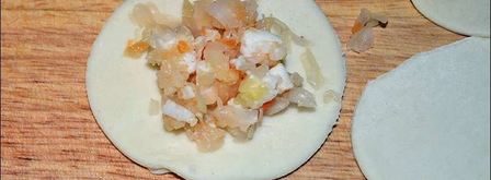 вареники с капустой и салом. Шаг 4