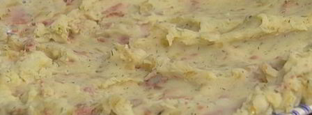 вареники с картофелем, беконом и укропом. Шаг 7