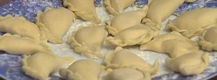 вареники с картофелем, беконом и укропом. Шаг 9