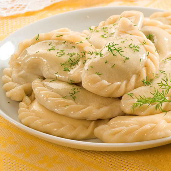 Рецепт вареников с картофелем и зеленью