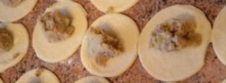 вареники с картошкой и печенкой. Шаг 9