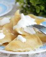 Вареники с картошкой и творогом