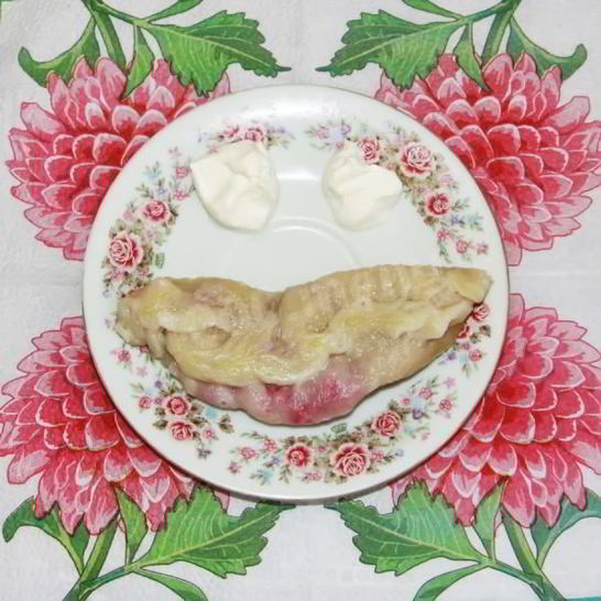 Рецепт вареников с малиной