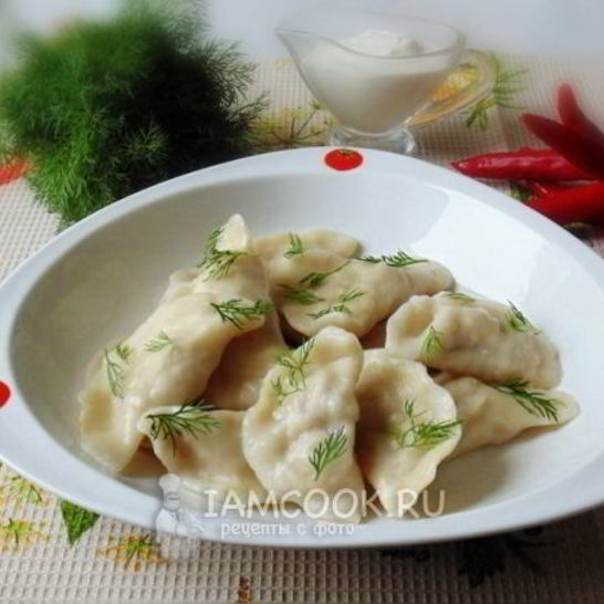 Рецепт вареников с отварным мясом