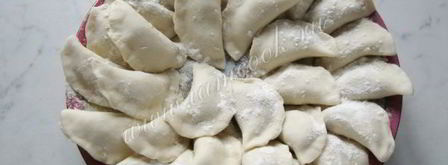 вареники с отварным мясом. Шаг 11