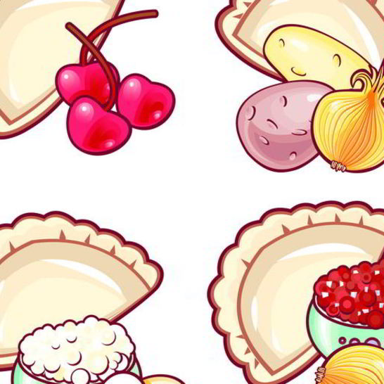 Рецепт вареников с салом