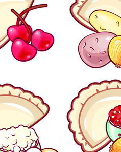 Вареники с салом