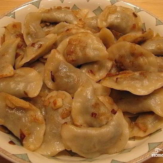 Рецепт вареников с шампиньонами