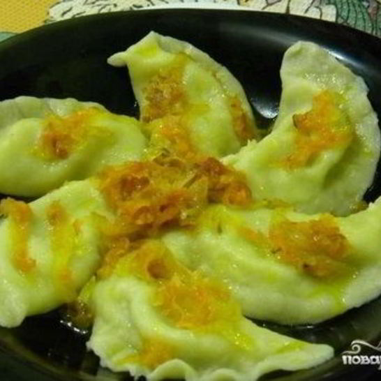 Рецепт вареников с сыром и зеленью