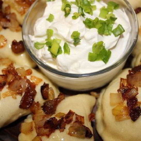 Рецепт вареников с сырым картофелем