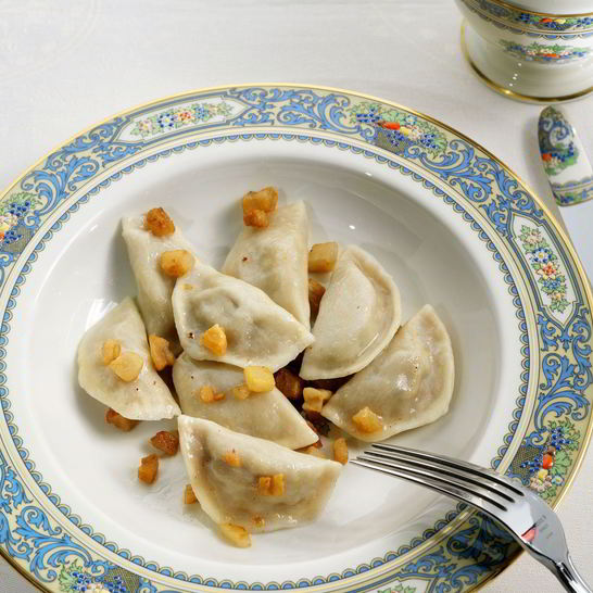 Рецепт вареников с тремя видами мяса