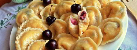 вареники с творогом и черешней. Шаг 16