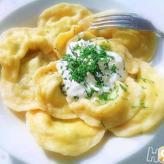 Рецепт вареников с творогом и зеленым луком