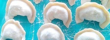 вареники с творогом и зеленым луком. Шаг 5