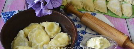 вареники с творогом из теста на воде. Шаг 13