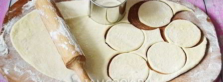 вареники с творогом из теста на воде. Шаг 10