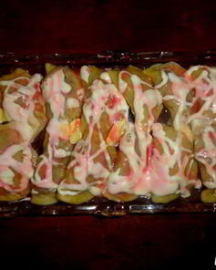 Вареники с вишней и вишневым соусом