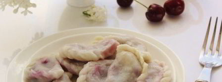 вареники с вишней из теста на воде. Шаг 13