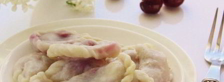 вареники с вишней из теста на воде. Шаг 14